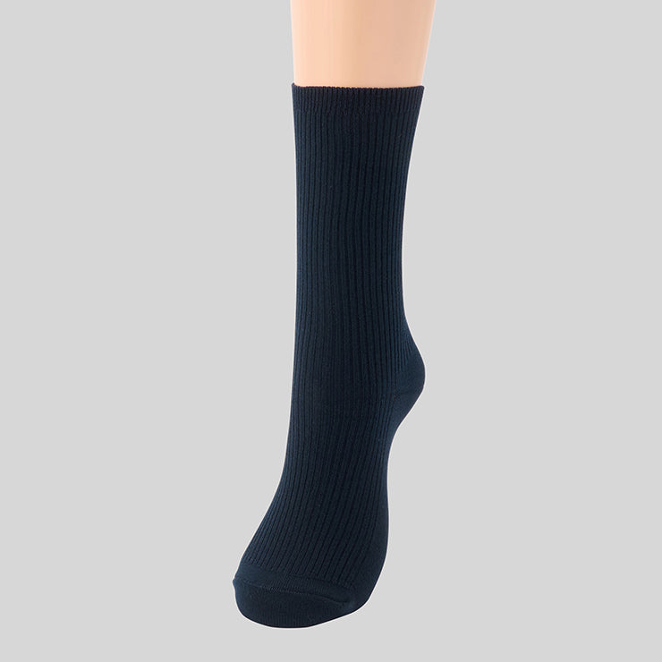 スクール　3足組ソックス クルー丈（22-24cm・School Life）
