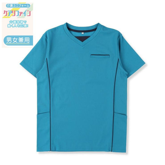 介護ユニフォーム　Tシャツ（S～4L・ナノファイン制菌加工）