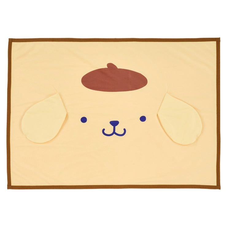 ブランケット（ひざ掛けサイズ・ポムポムプリン）