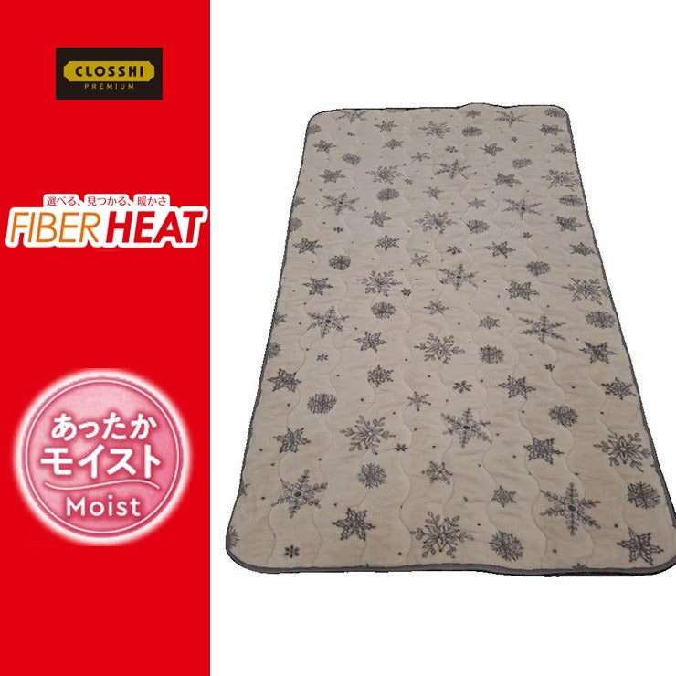 敷きパッド（シングルサイズ・FIBER HEAT）クリスタル柄