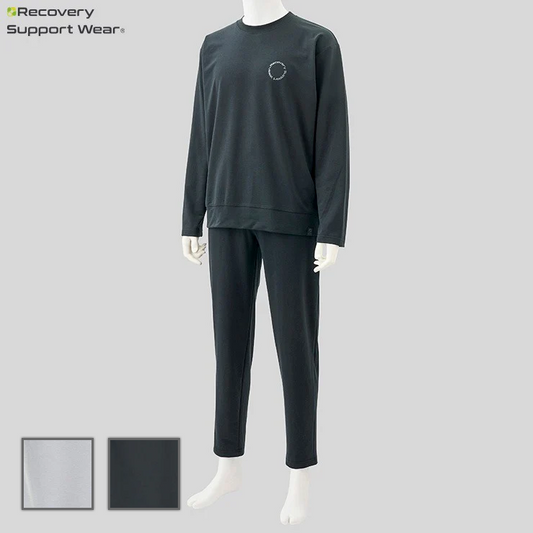 メンズ　リカバリーサポートウェア　管理医療機器 認証｜M～LLサイズ｜グレー／ブラック