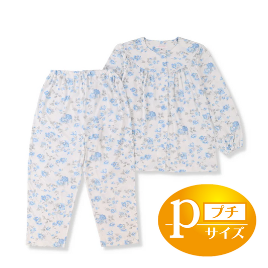 レディース　丸ヨークパジャマ（低身長・小さめサイズ）